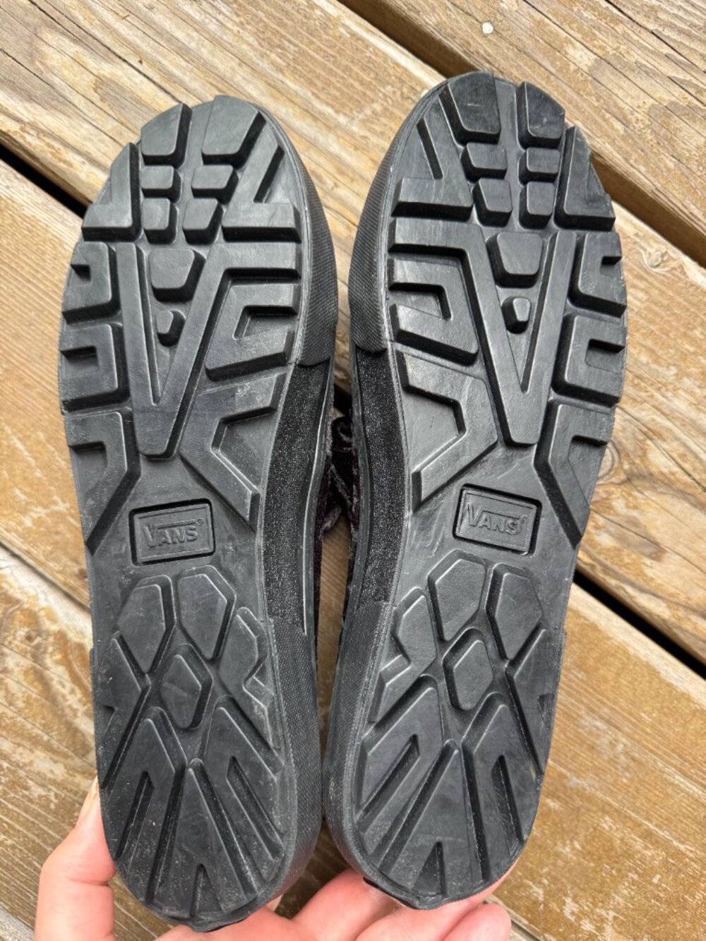 Vans Black Crushed Velvet Style 93 Mary Janes in Women's 10.5 - Picture 12 of 12